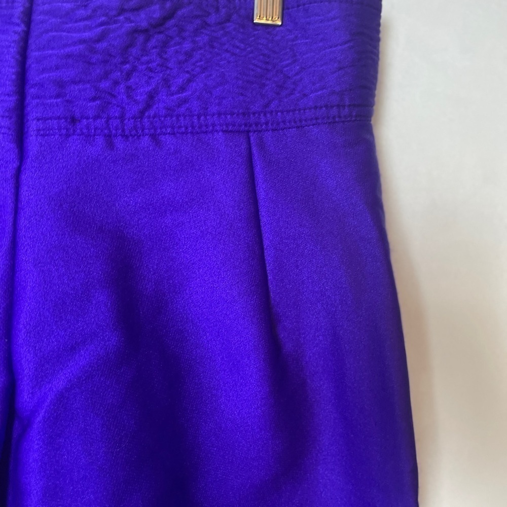 Vibrant Purple Women's Cropped Pants - Picture 7 of 15